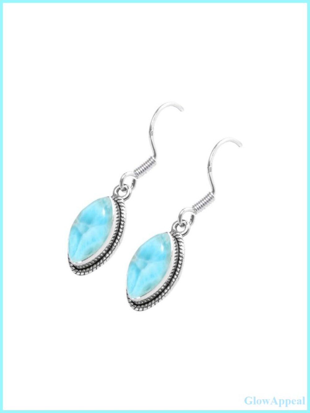 Sterling Silver Gemstone Earrings Handmade Solitaire Hinged Hoop Gift